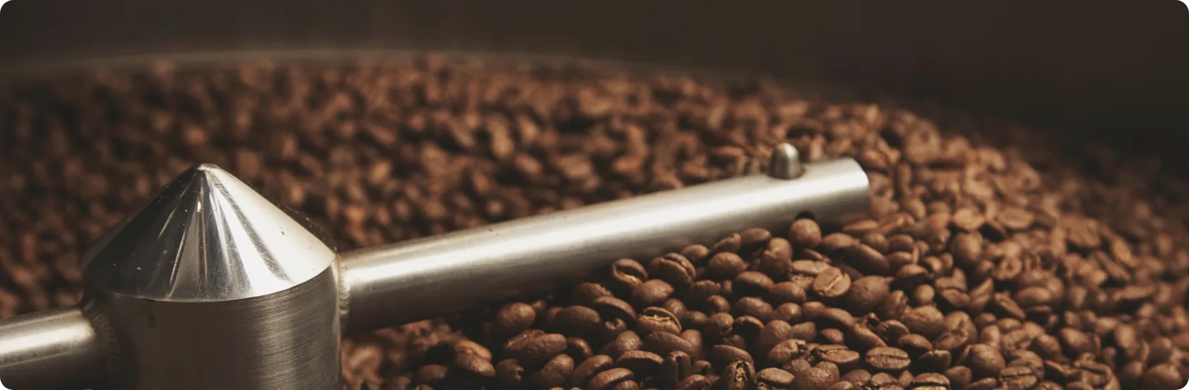 로스팅된 커피 원두